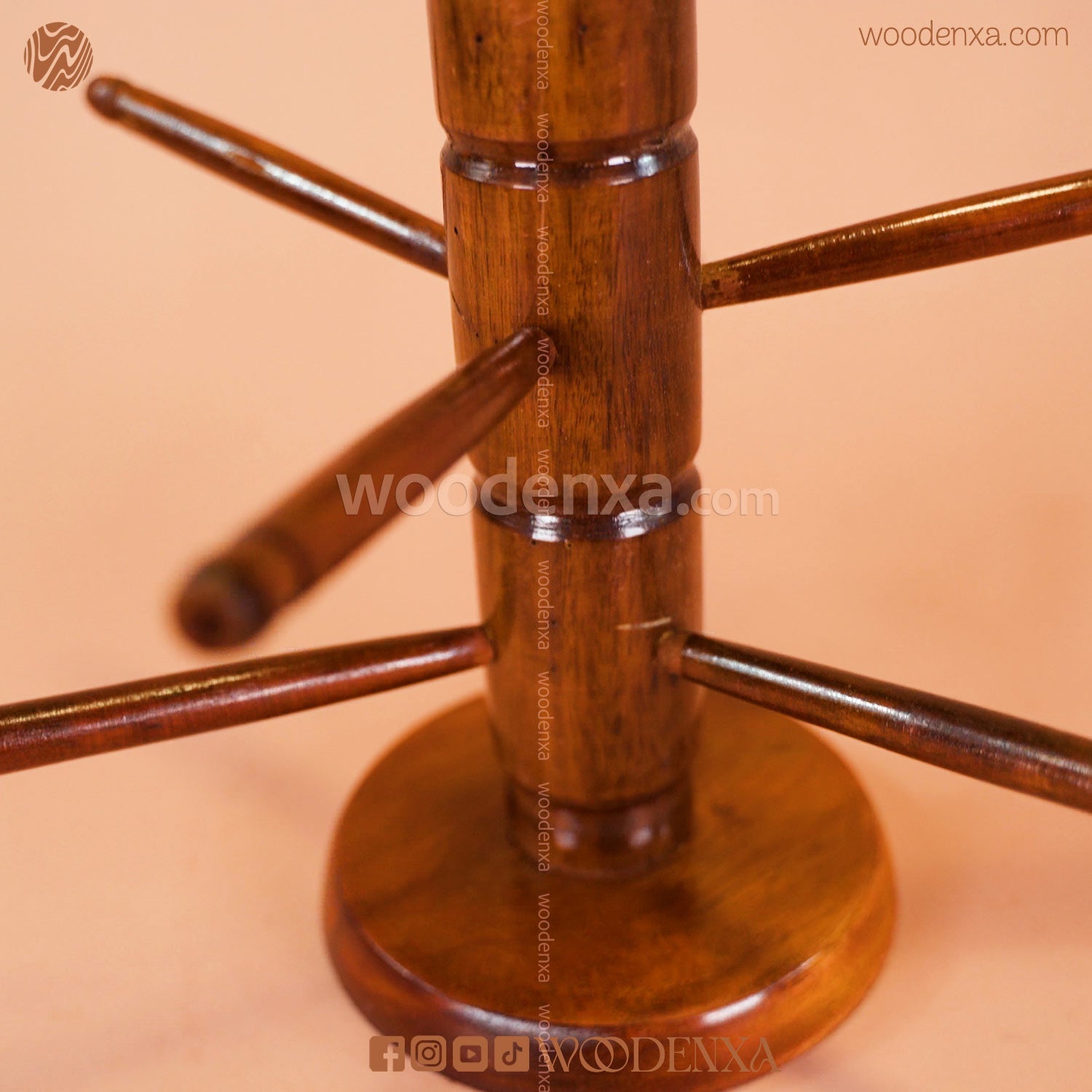 Wooden Bangle Stand