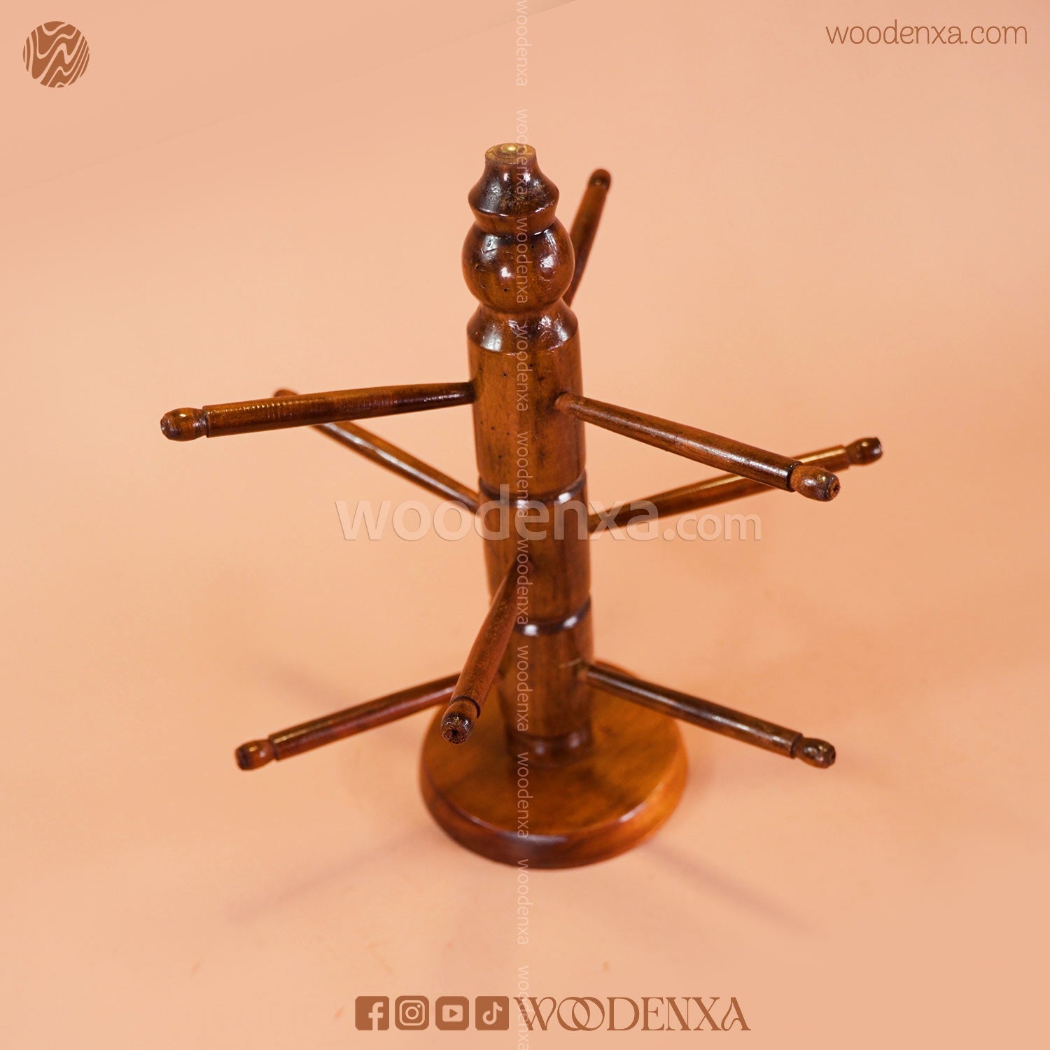 Wooden Bangle Stand