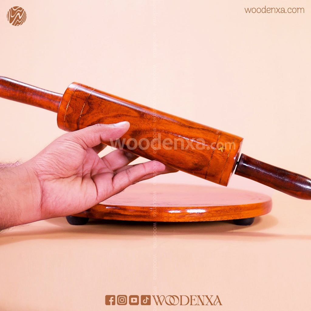 Wooden Chakla Belan Roti Maker with