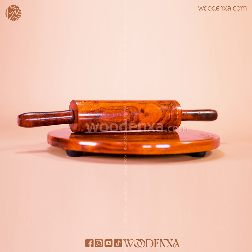 Wooden Chakla Belan Roti Maker with