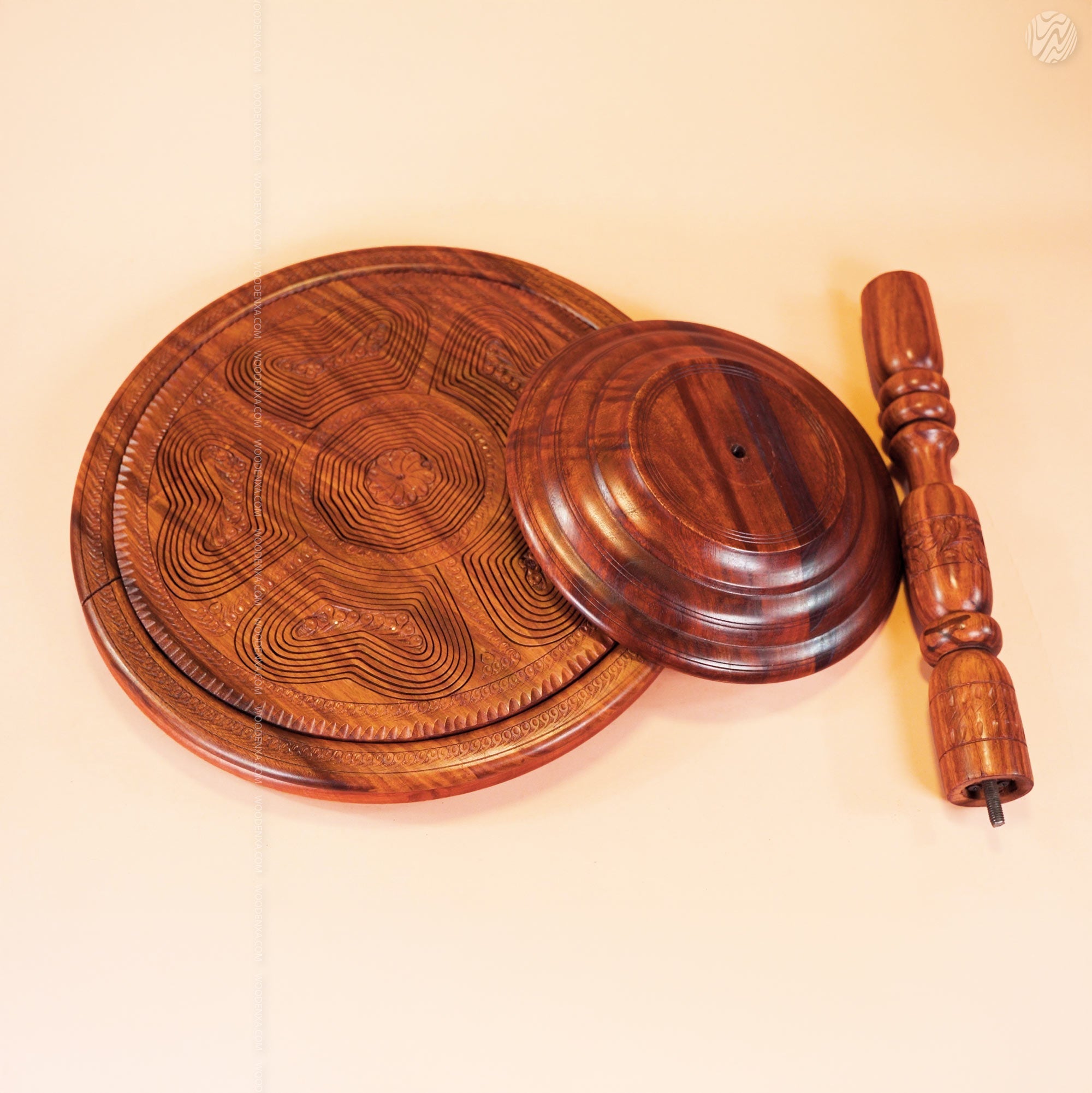 Dry Fruit Wooden Table with Foldable