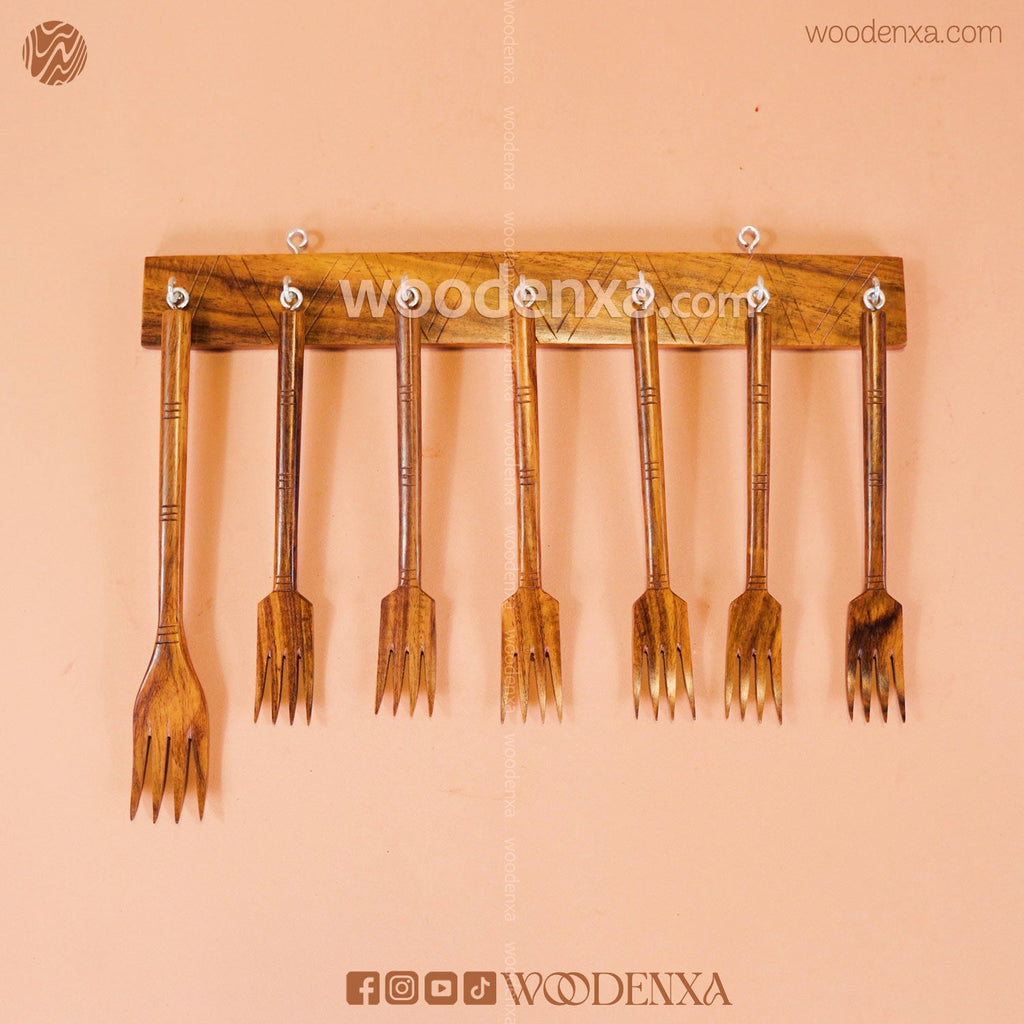 Wooden Fork Set