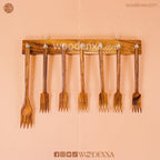 Wooden Fork Set