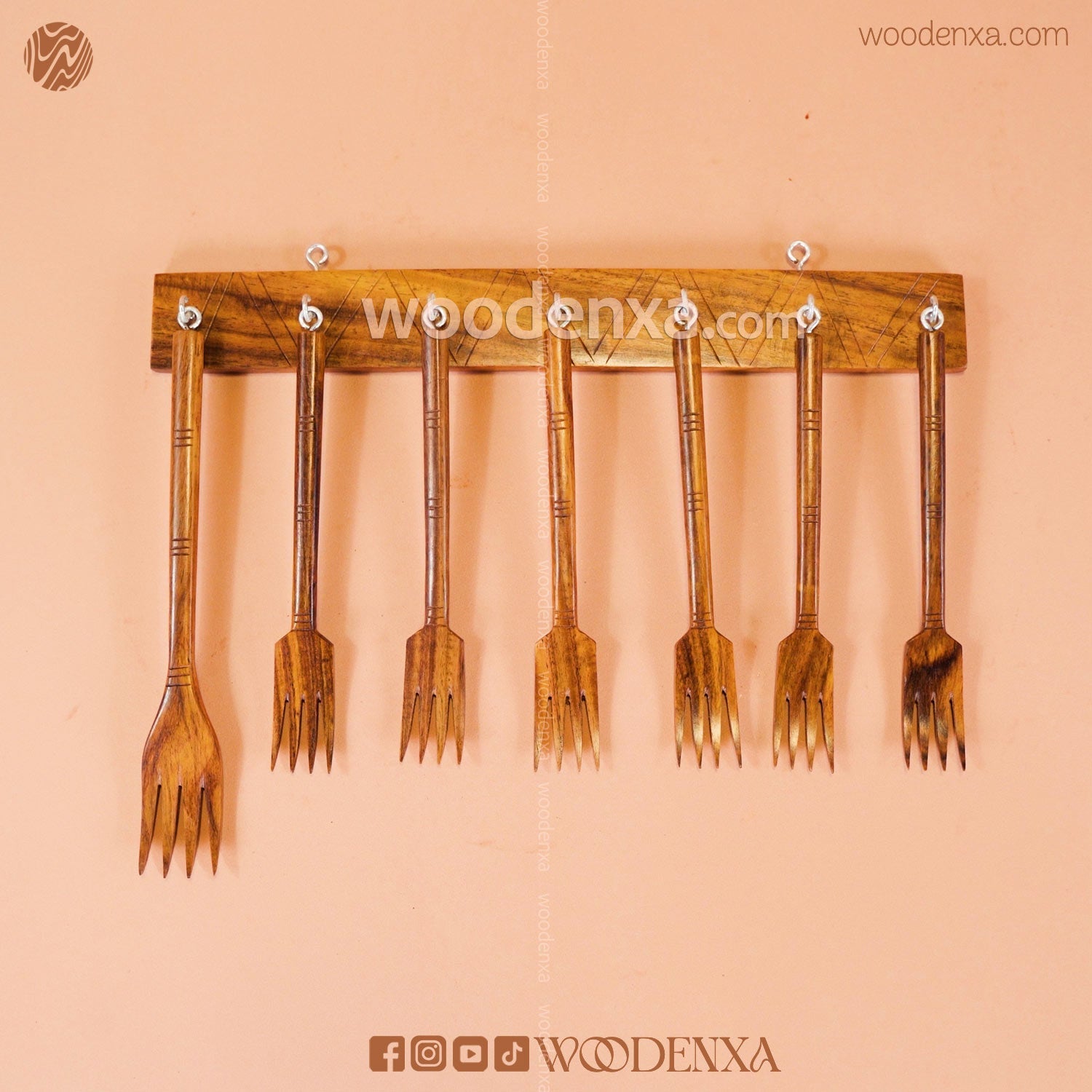 Wooden Fork Set