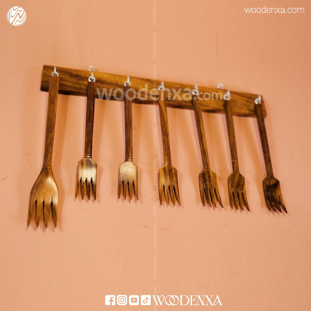 Wooden Fork Set