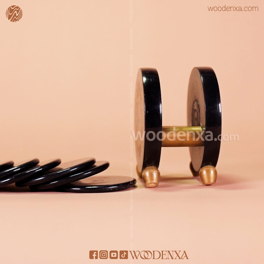 Wooden Handcrafted Tea Mates for 6