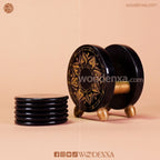 Wooden Handcrafted Tea Mates for 6