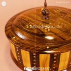 Wooden Hot Pot Steel Container with