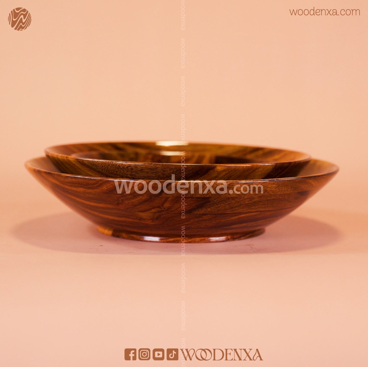 Wooden Kitchen Bowl Set