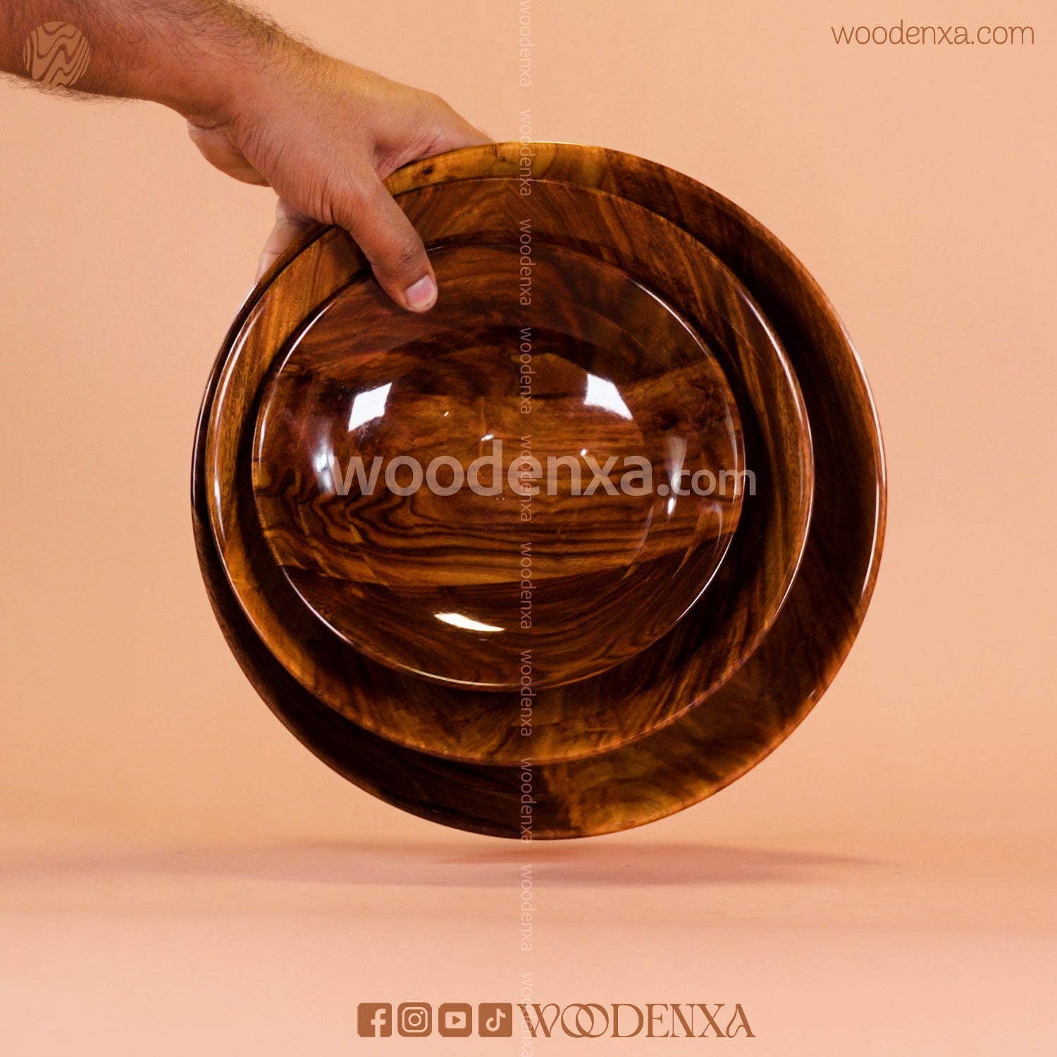 Wooden Kitchen Bowl Set