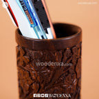 Wooden Multipurpose Pen Stand Holder with