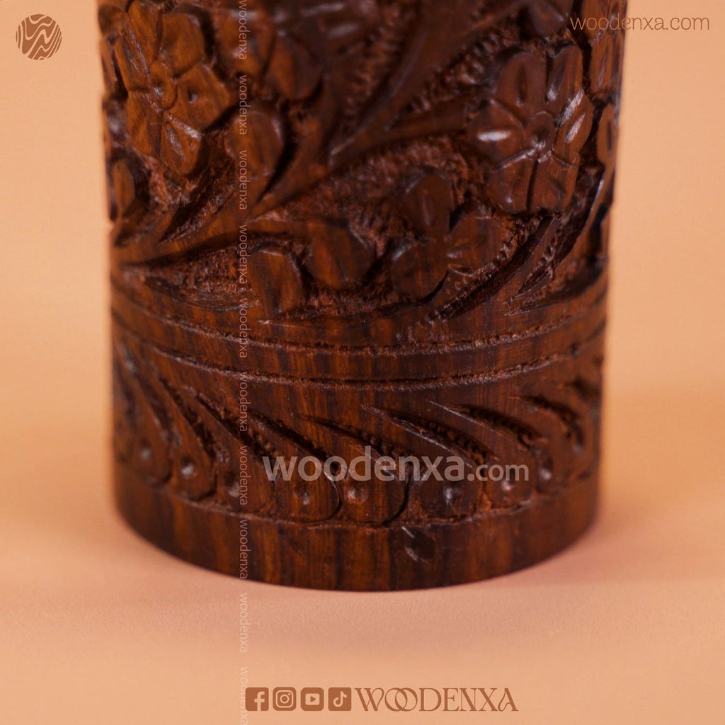 Wooden Multipurpose Pen Stand Holder with
