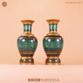 Wooden Naqshi Vase Flower Pot Pair
