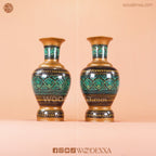 Wooden Naqshi Vase Flower Pot Pair
