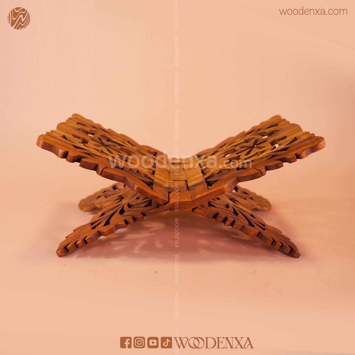 Wooden Rahel Quran Stand