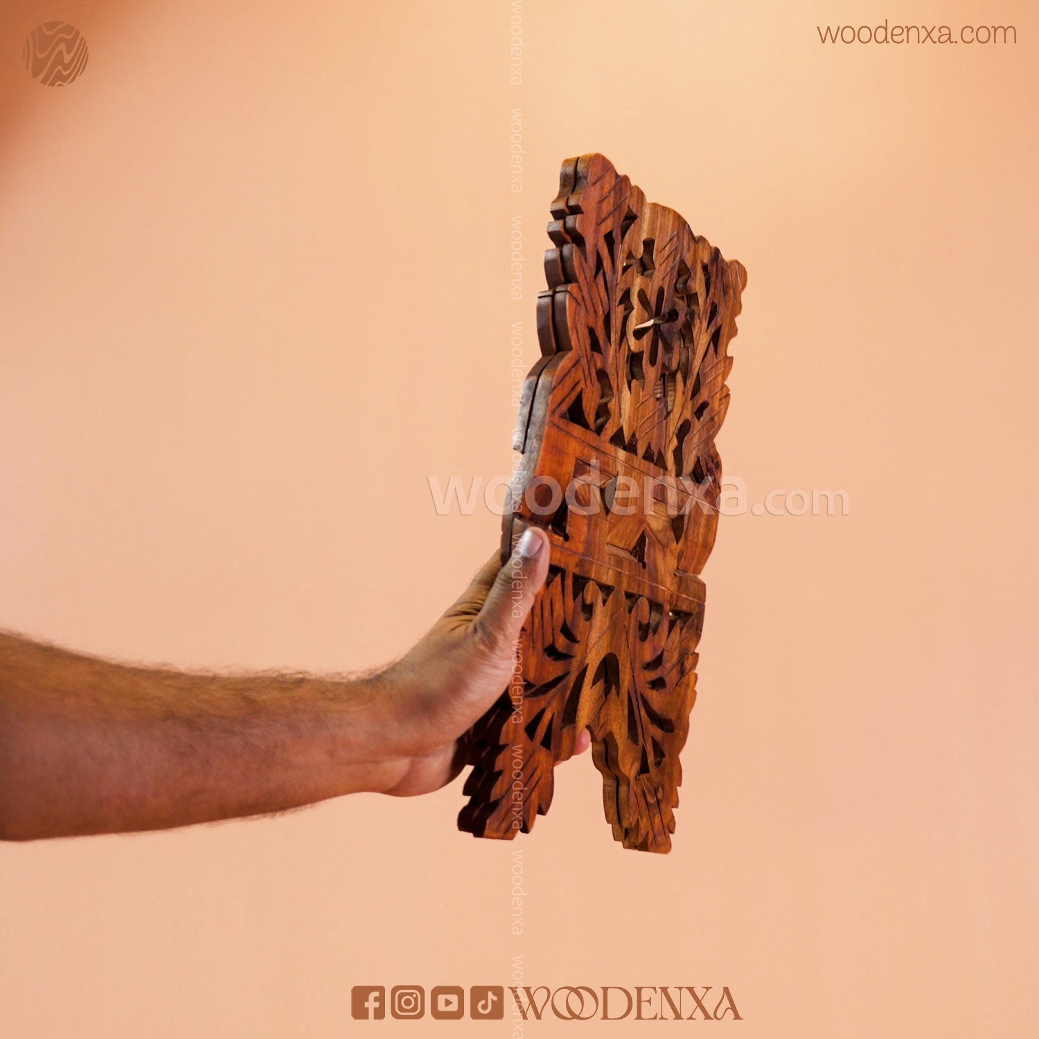 Wooden Rahel Quran Stand