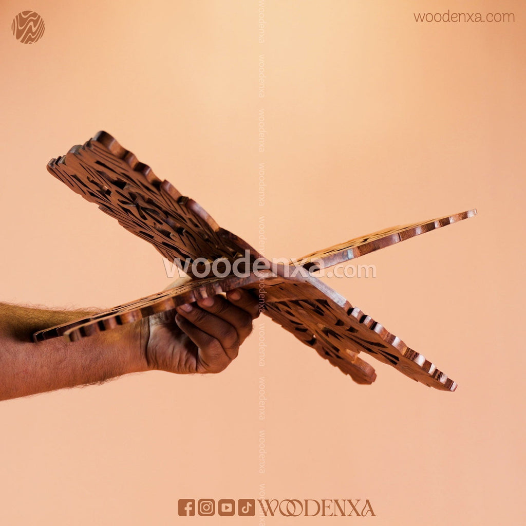 Wooden Rahel Quran Stand