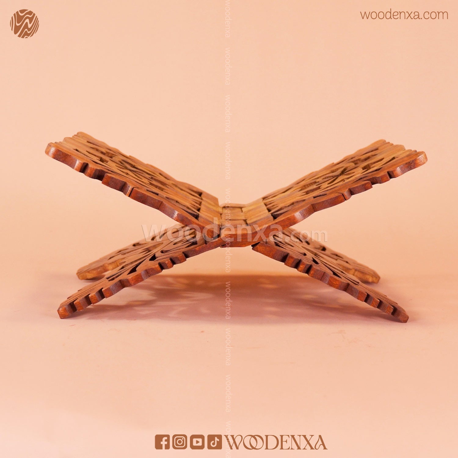 Wooden Rahel Quran Stand