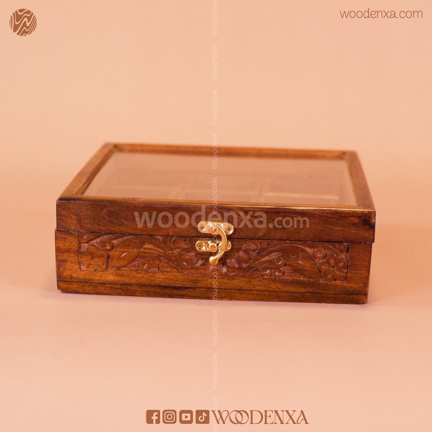 Wooden Spice Box